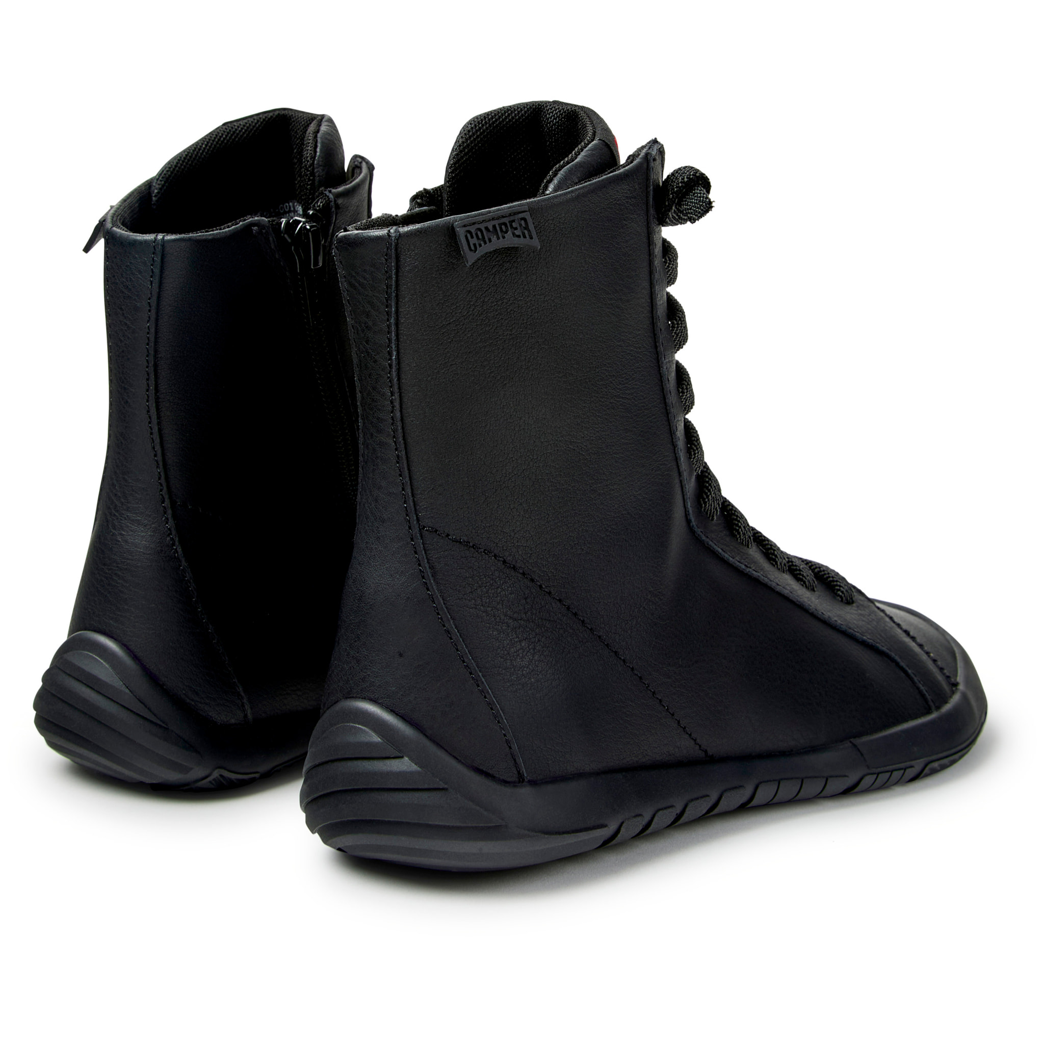 Botines - CAMPER Peu Path+ - Negro - Piel lisa