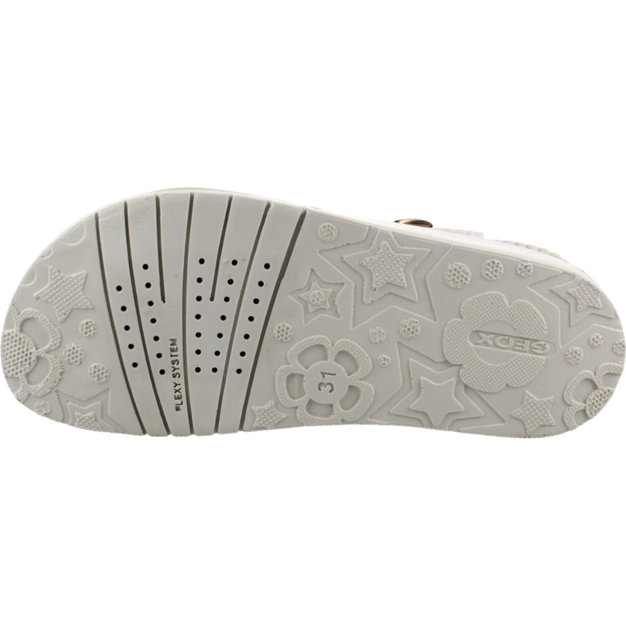 Sandalias Niña de la marca GEOX  modelo J SANDAL COSTAREI BLANCO