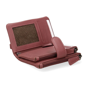 Portafoglio da donna In Vera pelle Made in Italy 13,5x10x3 cm