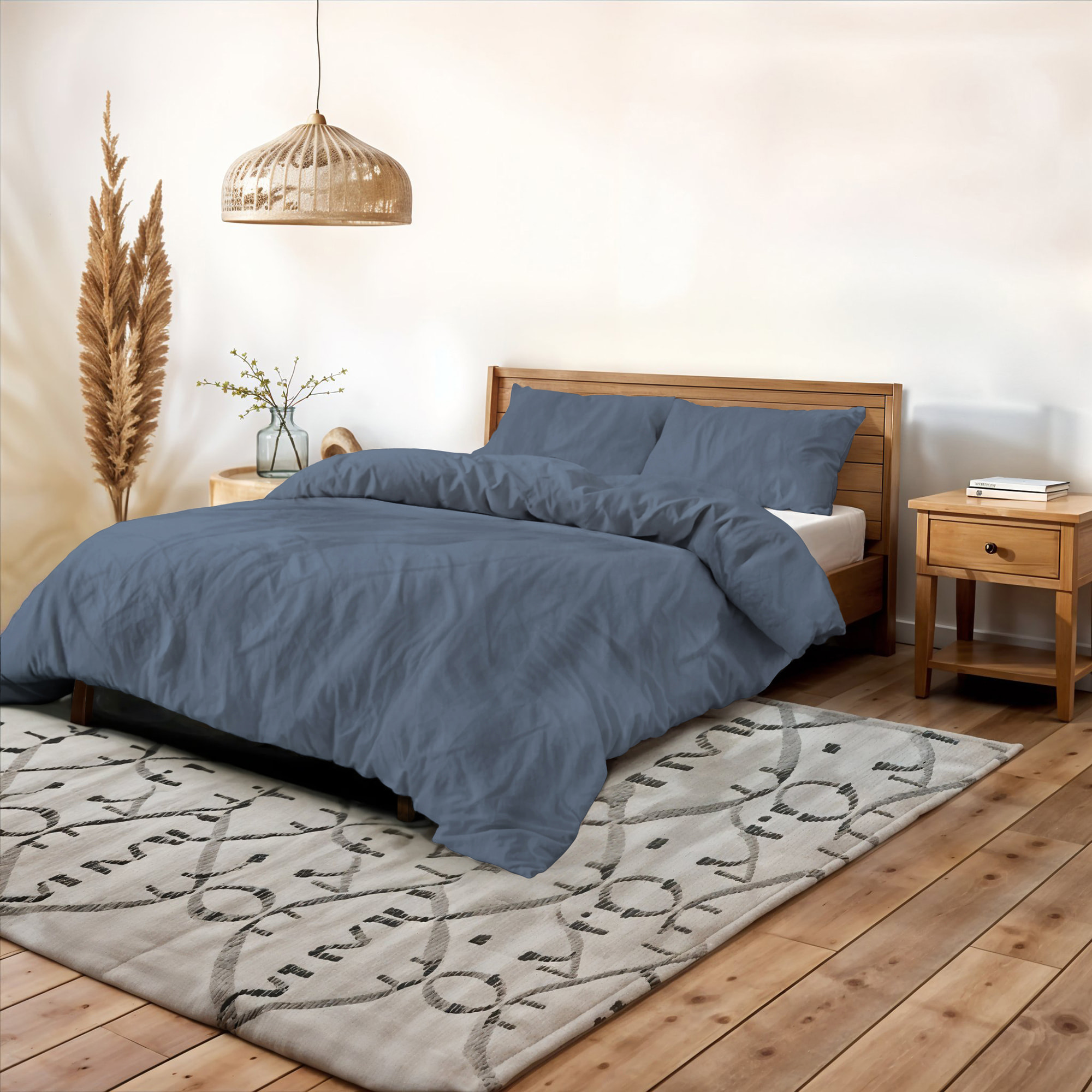 PARURE COPRIPIUMINO WATER WASHED MATRIMONIALE