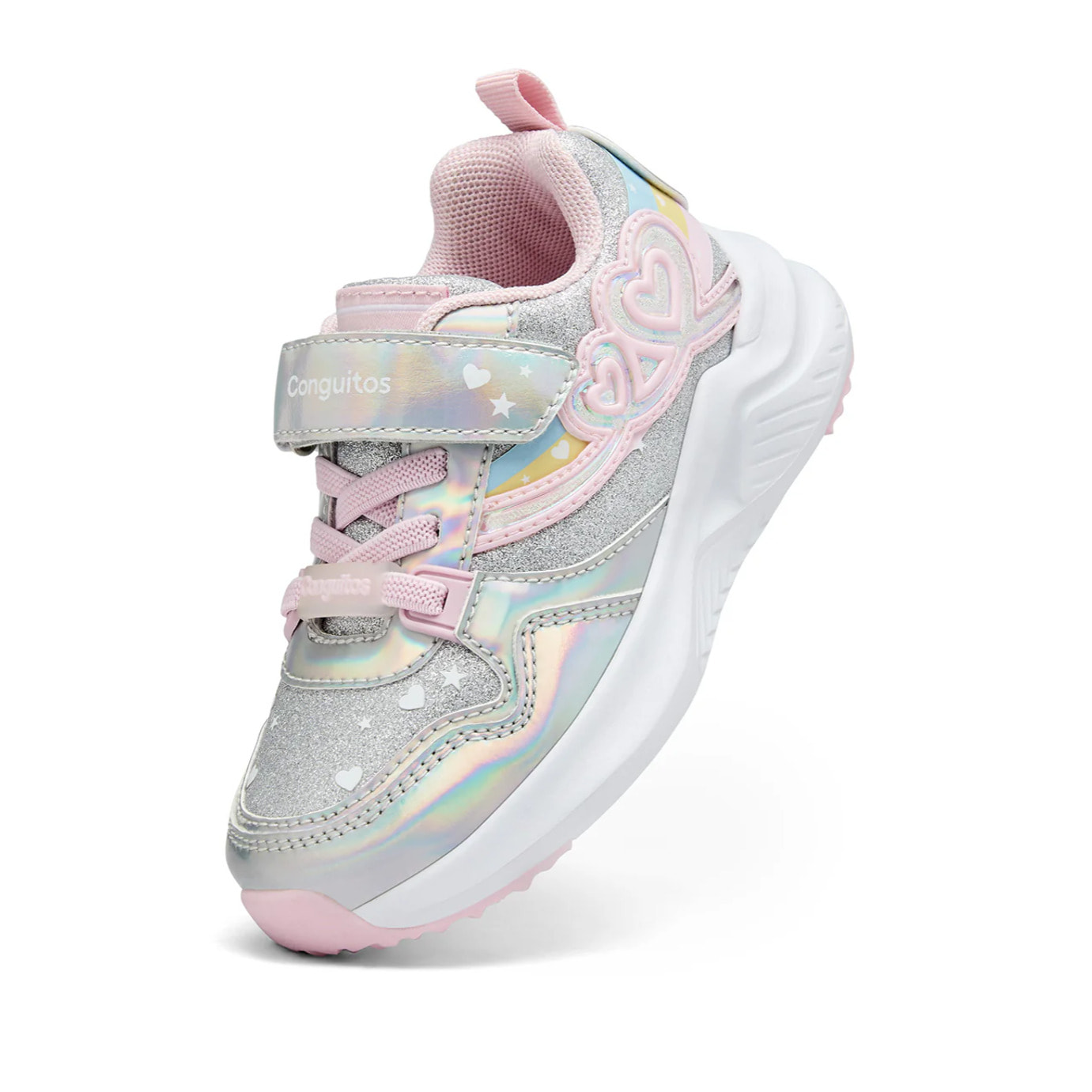 Zapatillas De Luces De Niña Con Cordones Elásticos