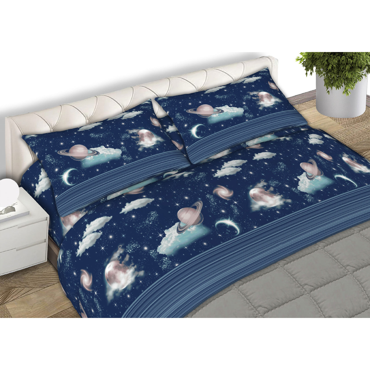 Completo Lenzuola In Calda Flanella Made in Italy Planet