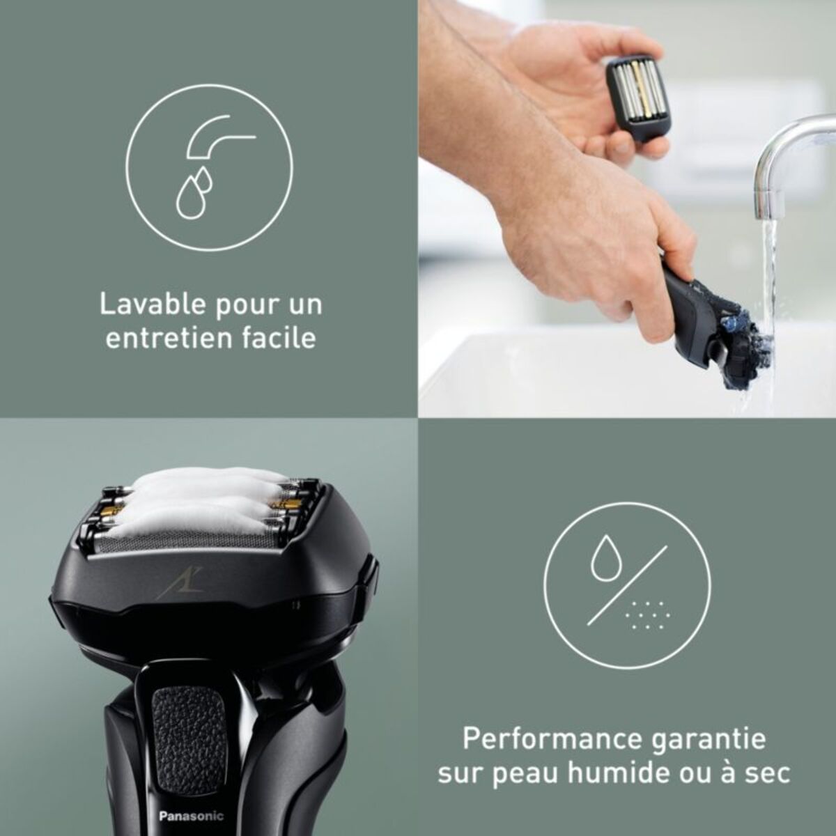 Rasoir électrique PANASONIC 5 lames ES-LV6U-K803