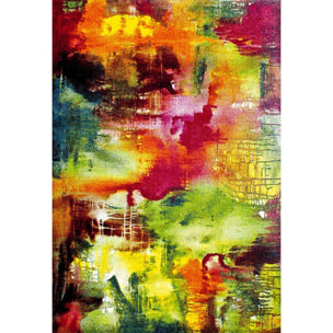 Tapis salon et chambre tissé motif géométrique KELO