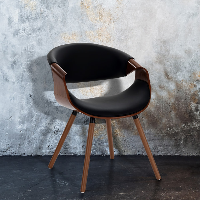 Tomasucci Chaise VISBY 2 BOIS FONCÉ