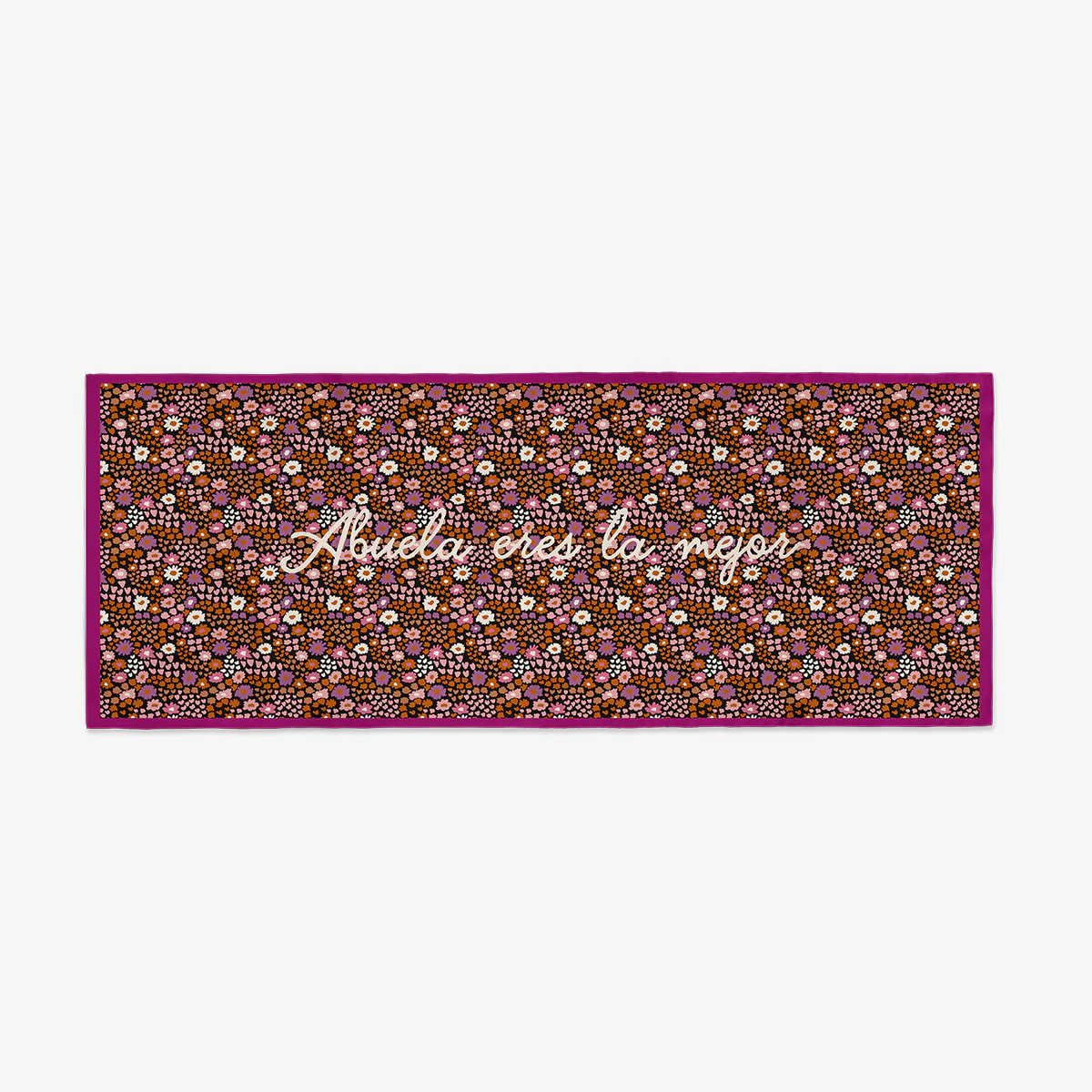 Pañuelo "Abuela eres la mejor" Flores