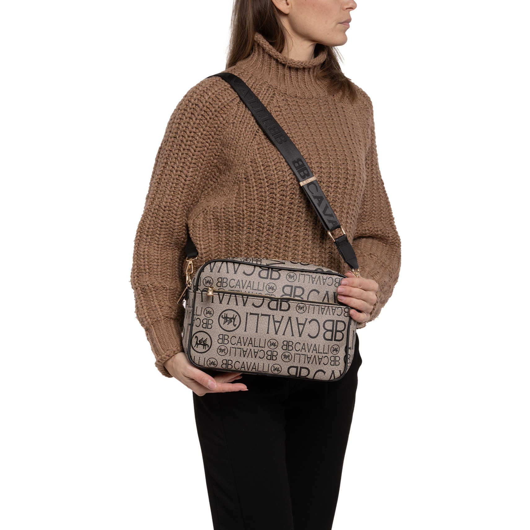 Borsa a tracolla  da donna ecopelle Prodotto Vegano 18x28x11 cm