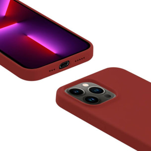 Coque ADEQWAT iPhone 13 Pro rouge MagSafe