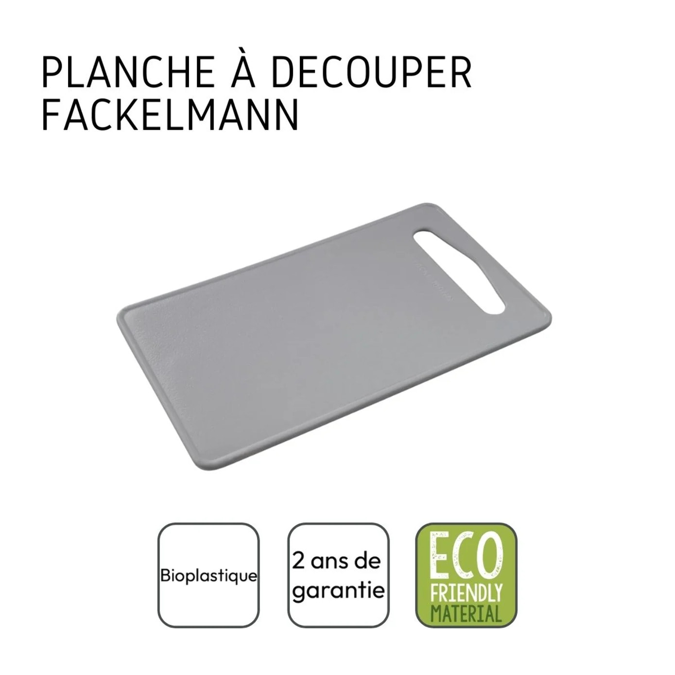 Petite planche à découper en bioplastique 24 x 14 cm Fackelmann Nature