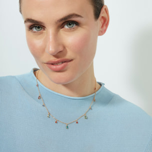 Collar Orsu acabado oro rosa 18k