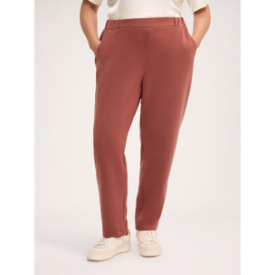Fiorella Rubino - Pantaloni casual in felpa - Marrone