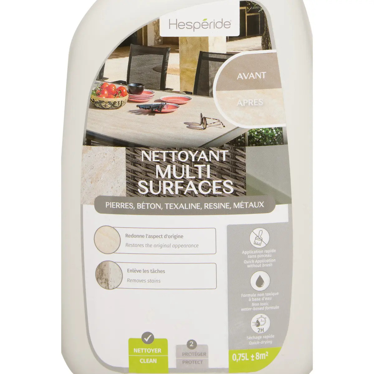Spray nettoyant multi-surface extérieur 75cl