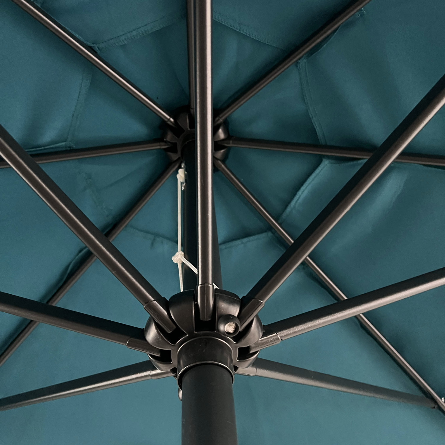Parasol droit HAPUNA rond - Bleu