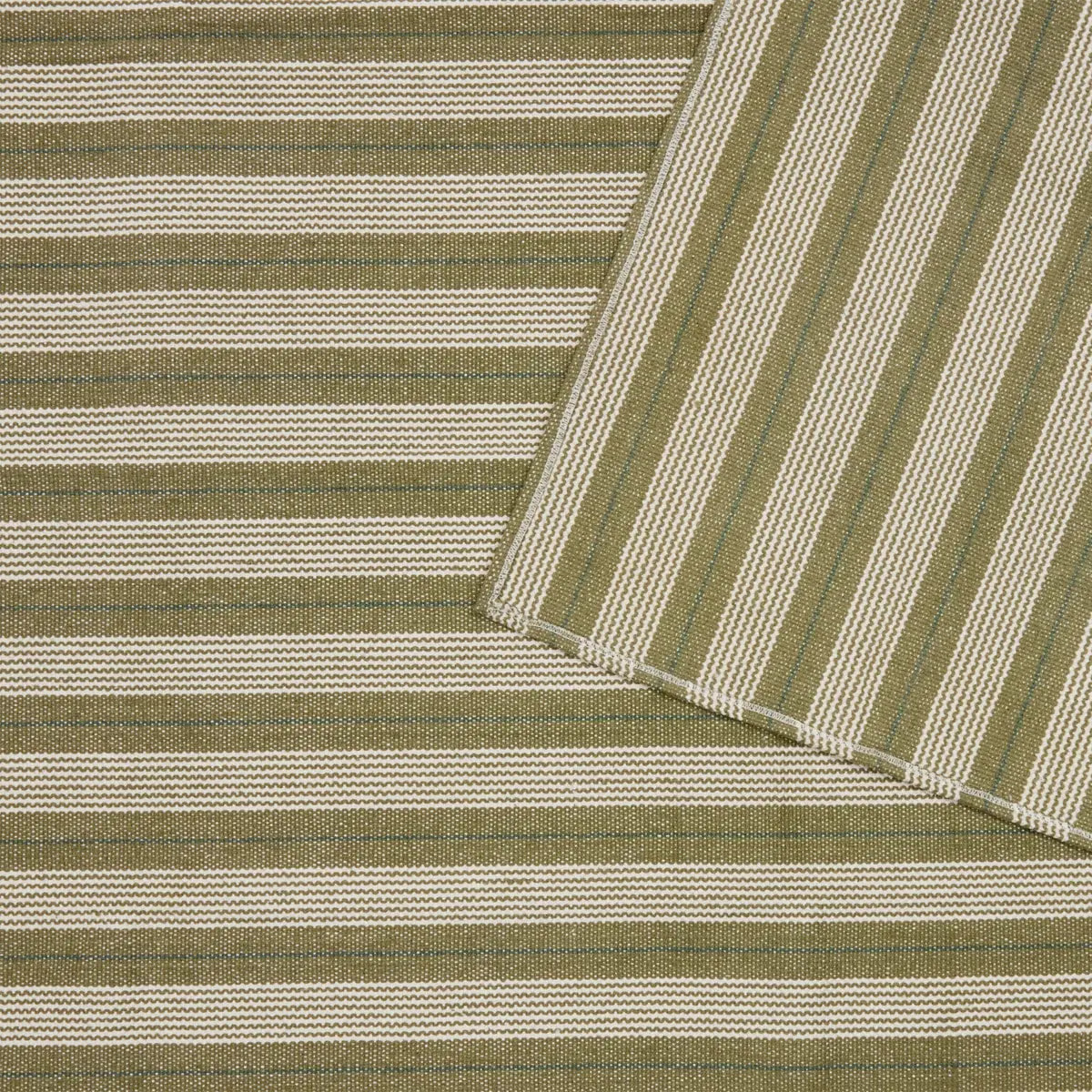 Tapis Groove 170x120cm rayé vert