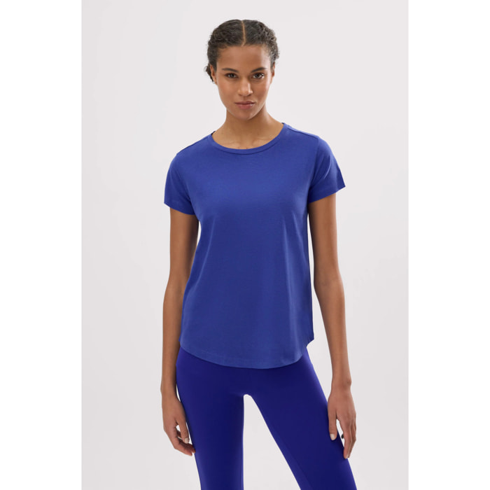 Maglietta sportiva a maniche corte Blu