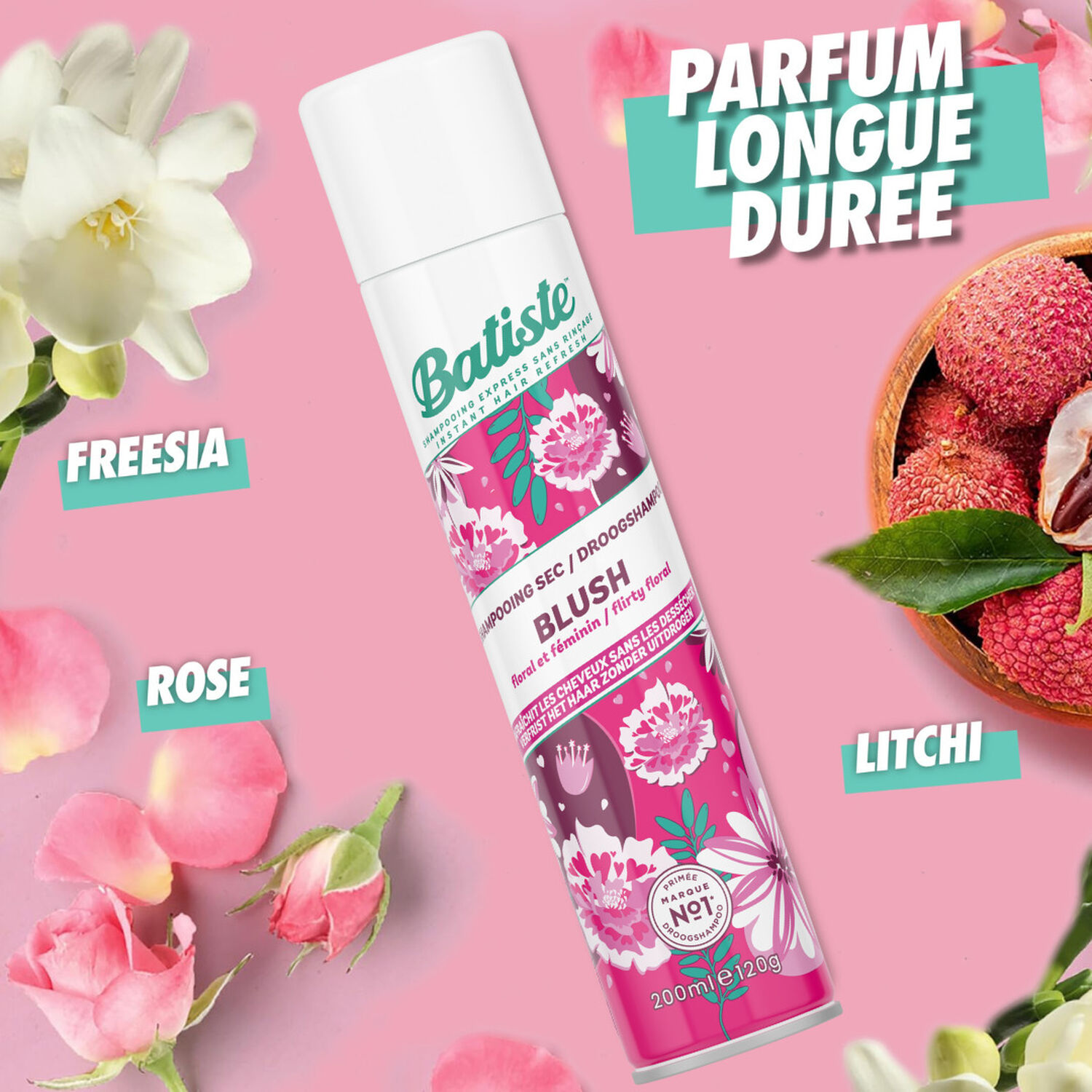 Shampooing Sec - Parfum Blush 50 ml