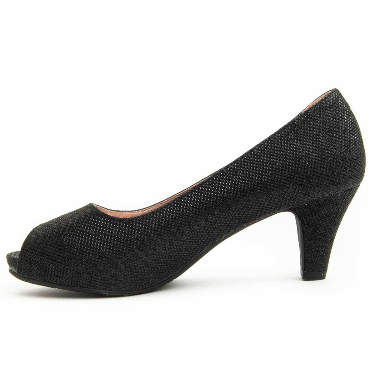 Zapato de tacón - Negro - Altura: 6 cm