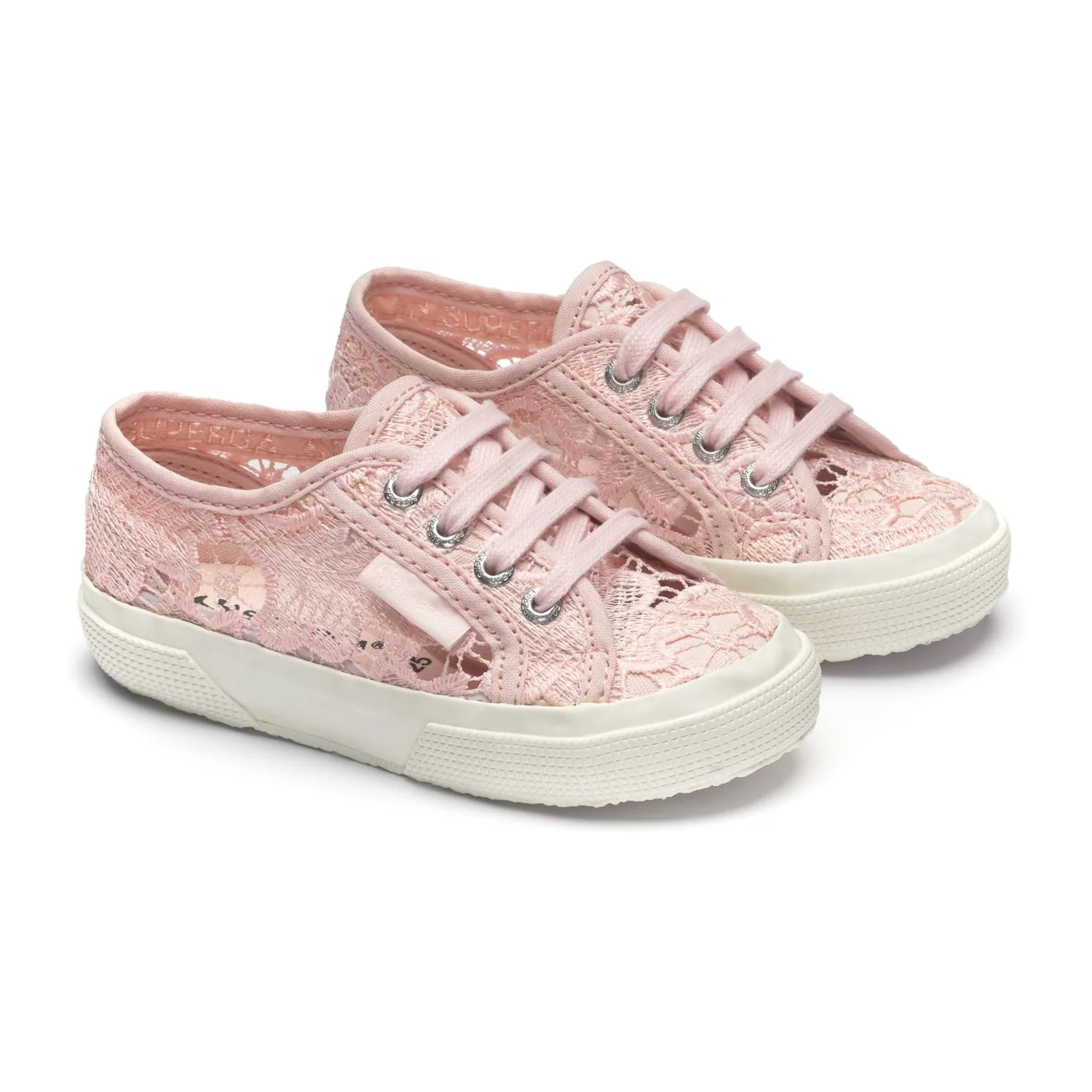 Le Superga Bambina Rosso 2750 Kids Macrame