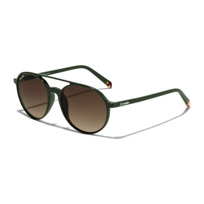 Gafas de Sol America Round Khaki / G15 D.Franklin