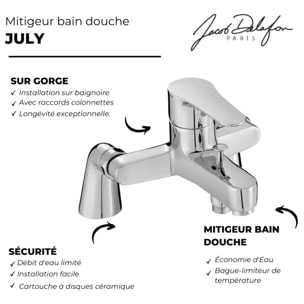 Mitigeur bain sur gorge July