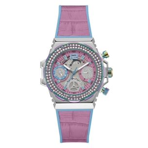 Reloj Guess GW0553L5 Mujer Analogico Cuarzo con Correa de Silicona
