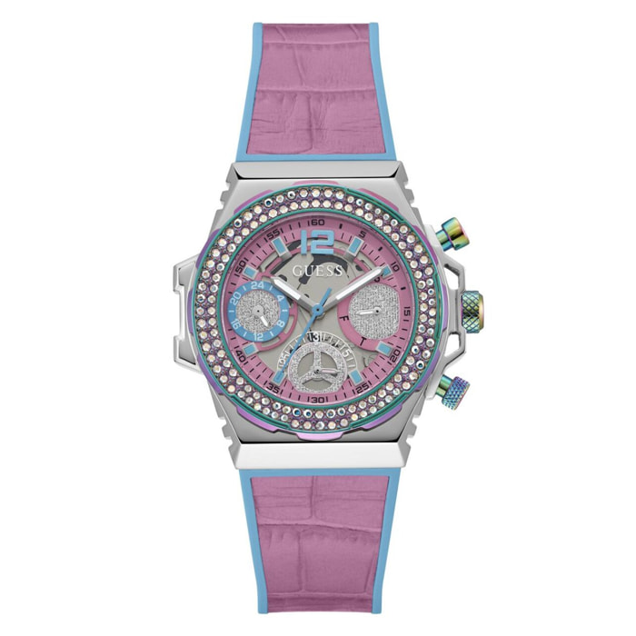 Reloj Guess GW0553L5 Mujer Analogico Cuarzo con Correa de Silicona