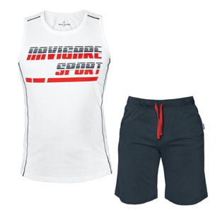 Pigiama Completo Uomo NAVIGARE Cotone Manica Corta - 6 Modelli