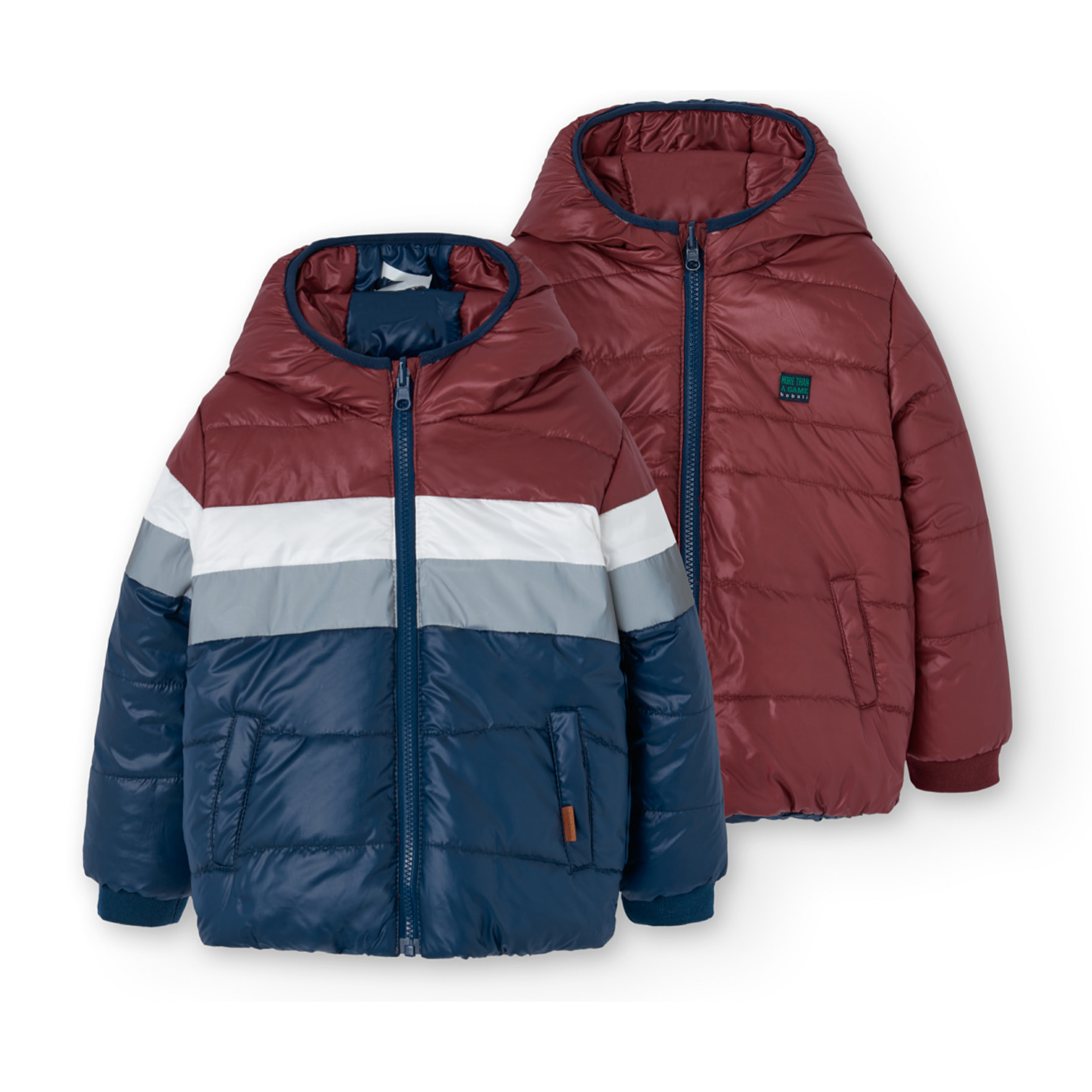 Parka reversible tejido técnico de niño