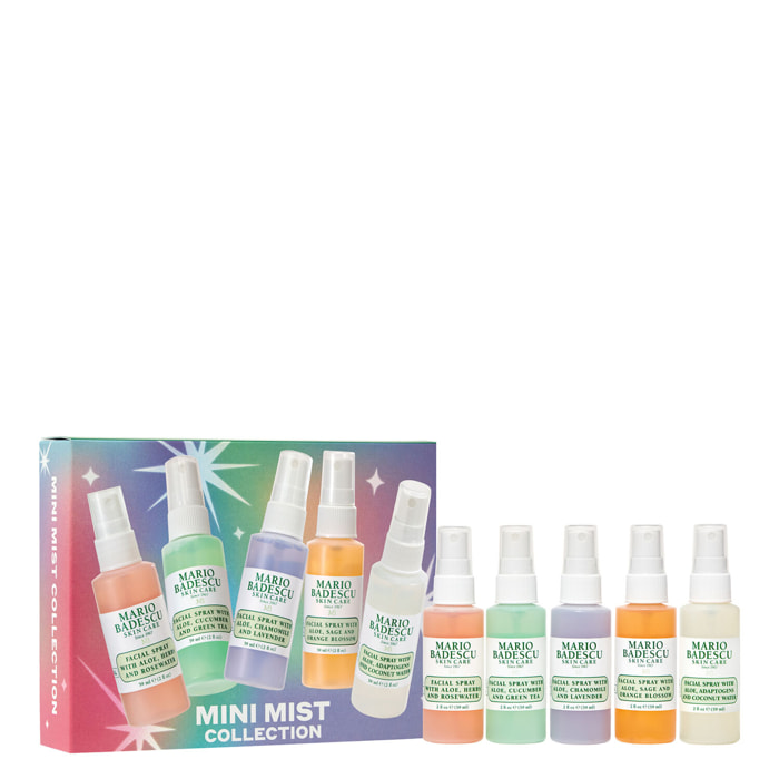 Mini Mist Collection - Coffret Cinq Brumes pour le Visage Incontournables 5x59ml