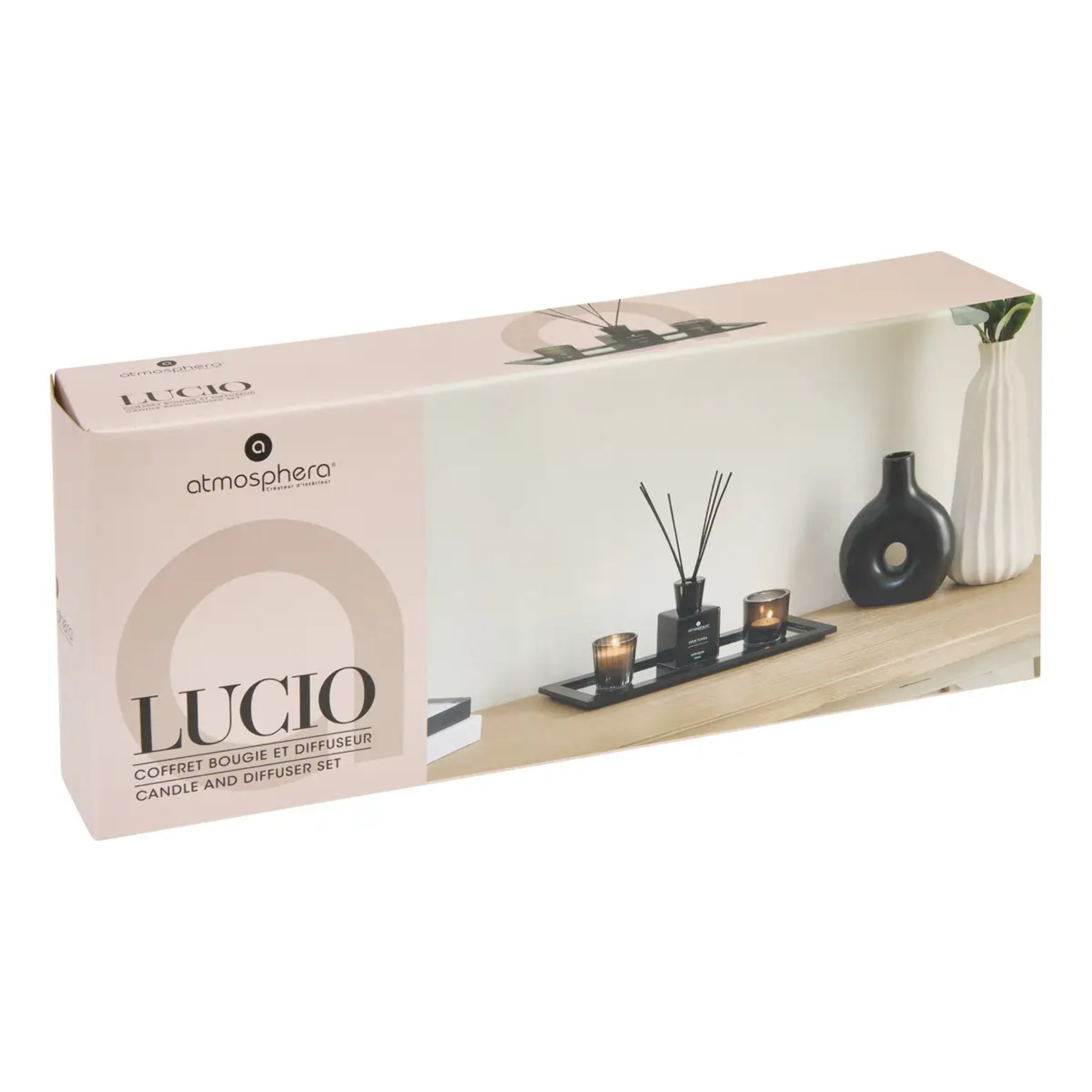 Coffret senteur Lucio l.36cm noir