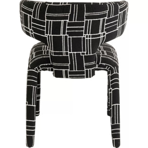 Chaise Tobi Trio noire Kare Design