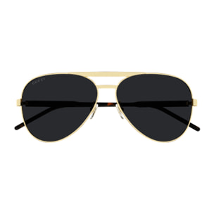 Gafas de Sol Gucci GG1163S-001 de Metal Hombre 58 mm