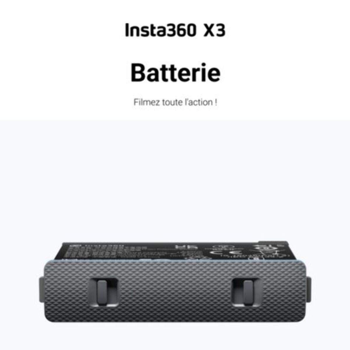 Batterie caméra INSTA360 ONE X3 Batterie