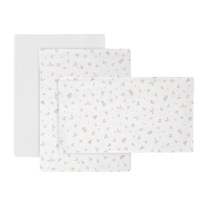 Cambrass Sabana Moises/Carro 3 Pcs Plumeti