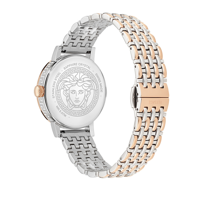 Versace Orologio Analogico Al Quarzo Greca Fortuna (Wc-0A)