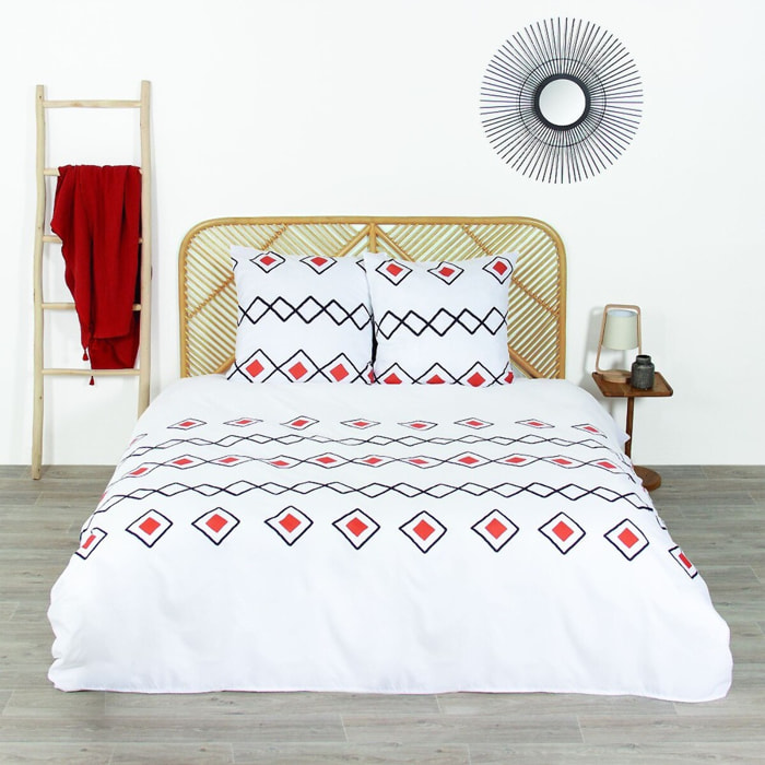 Parure De Couette 3pcs 100%microfibre 72 Gsm Zest