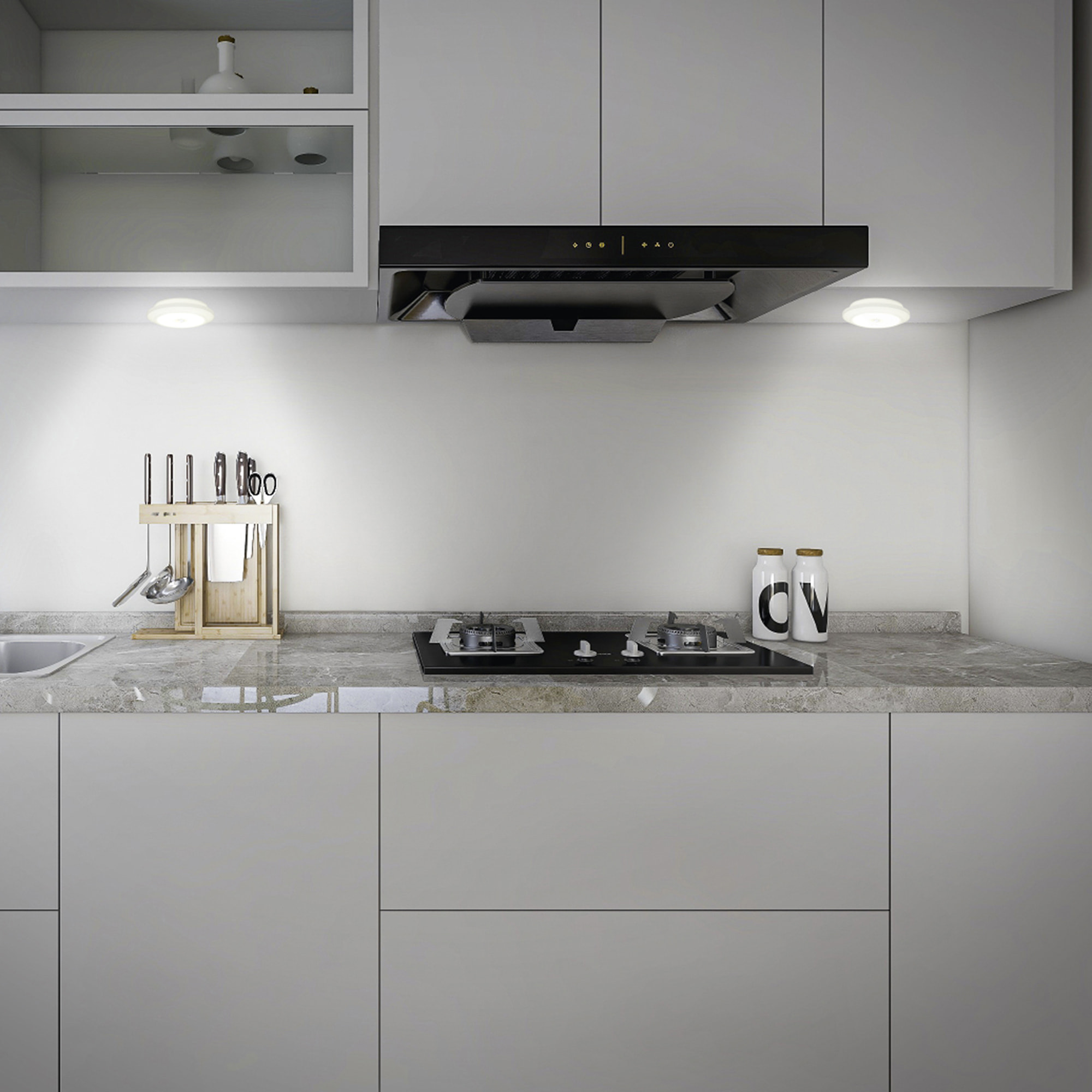 Lampe Led Cob A Pression X2 Avec Telecommande