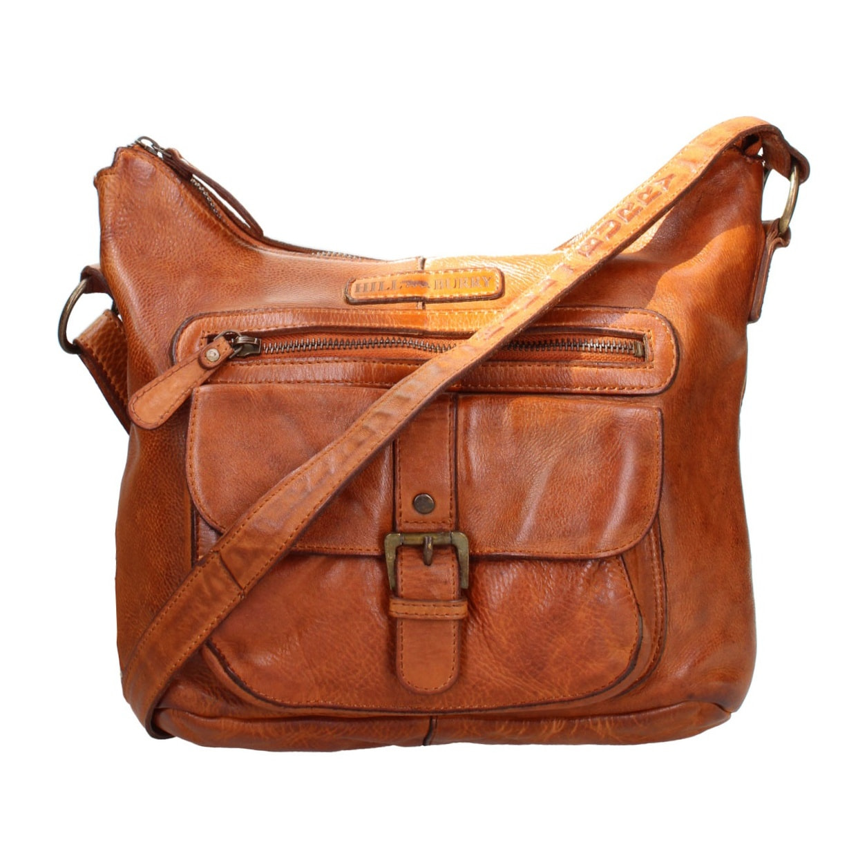 Borsa a tracolla da uomo - Modello False - Vera pelle - 31.0 x 23.0 x 12.0 cm