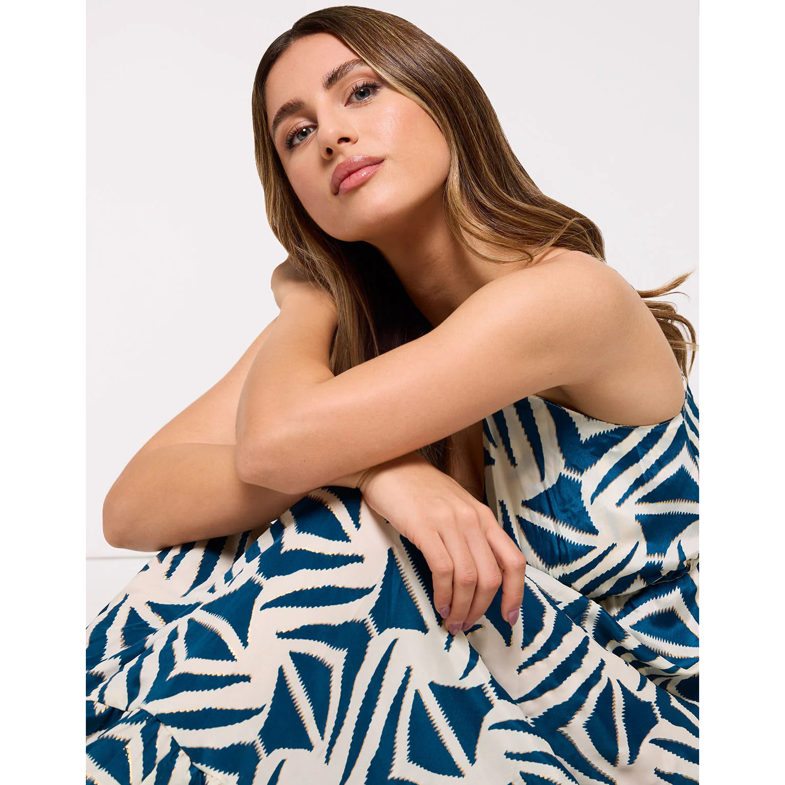 Vestido Largo Azul - Solara Dos