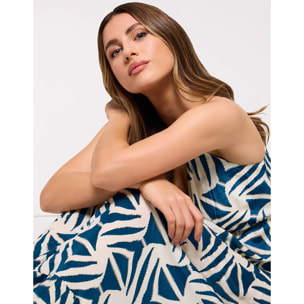 Vestido Largo Azul - Solara Dos