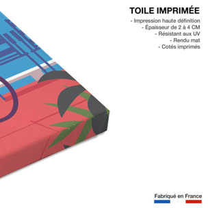 Tableau la baie des anges Toile imprimée