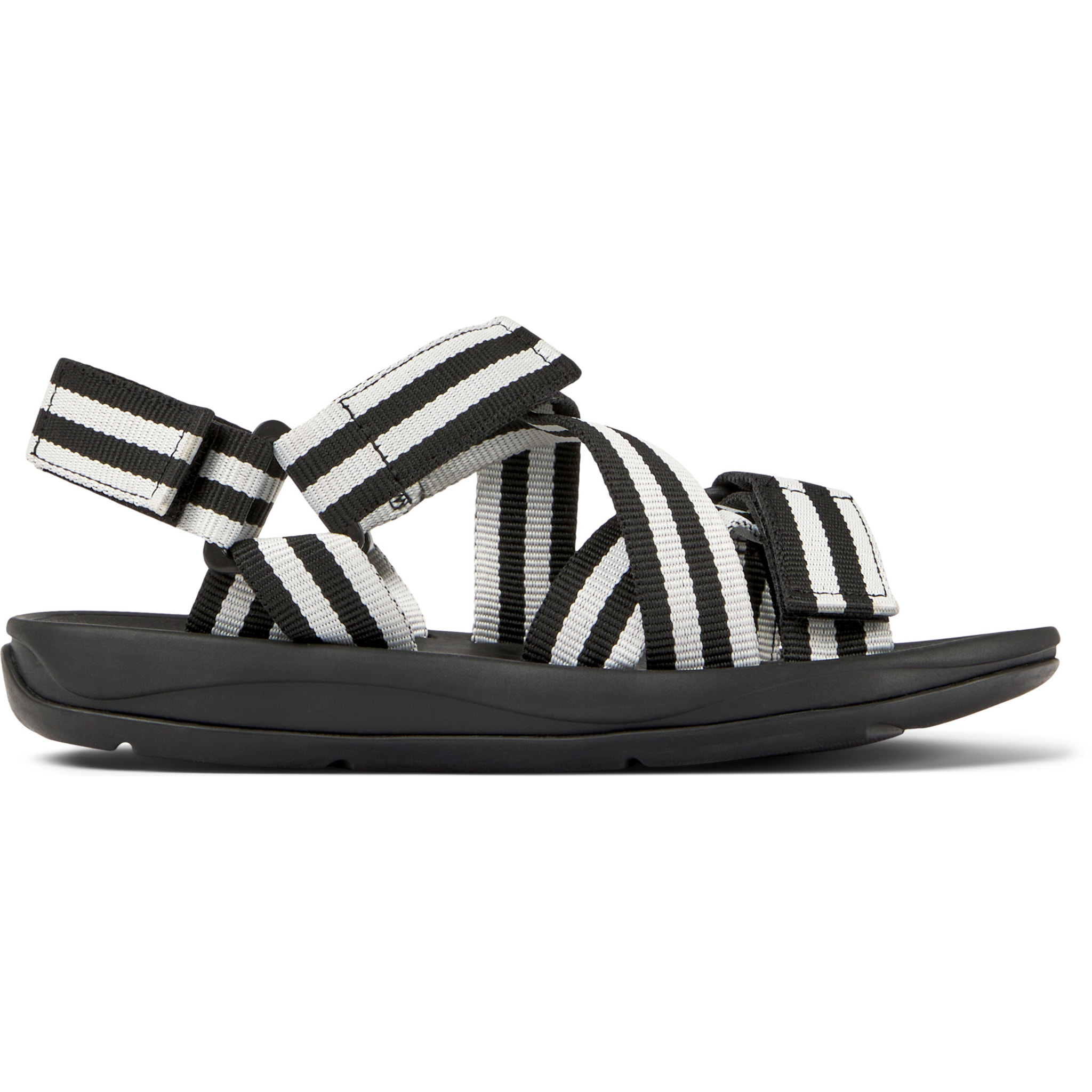 Sandalias - CAMPER Match - Negro - Textil técnico (poliéster reciclado)