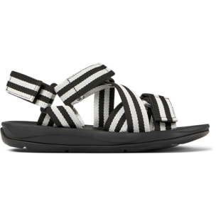 Sandalias - CAMPER Match - Negro - Textil técnico (poliéster reciclado)