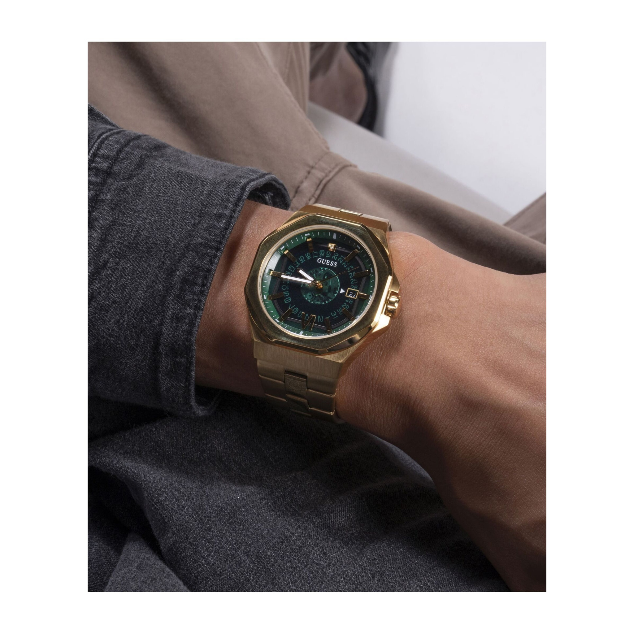 Guess Orologio Analogico Al Quarzo Emperor
