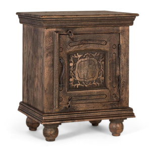 Mesita de noche - banco a los pies de la cama 66x55x40