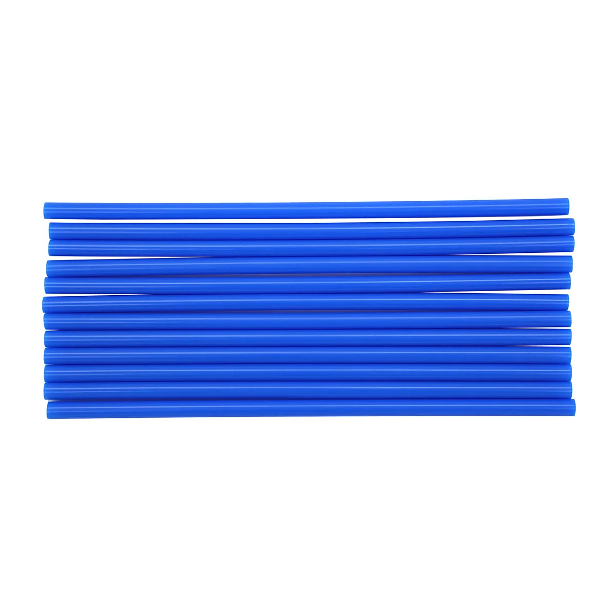 Lot de 12 pailles bleu en plastique 23 cm Fackelmann Bar Concept