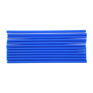 Lot de 12 pailles bleu en plastique 23 cm Fackelmann Bar Concept