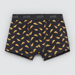 Confezione da 2 boxer da bambino con stampa "Yeah"