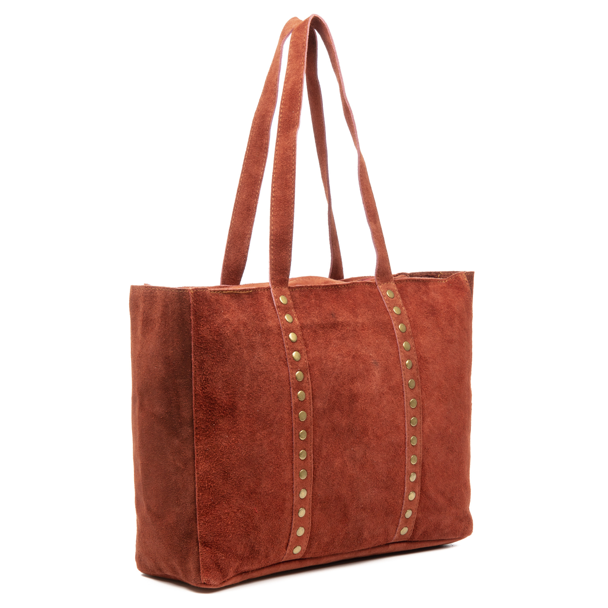 Alonte bolso de hombro mujer. Piel auténtica Gamuza.