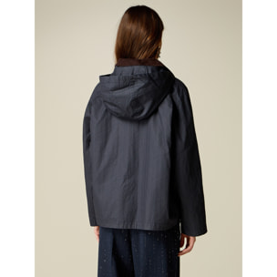 Oltre - Trench corto con interno staccabile - Blu